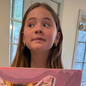 Jenna Bush Hager shares Mila's birthday painting from George W. Bush.